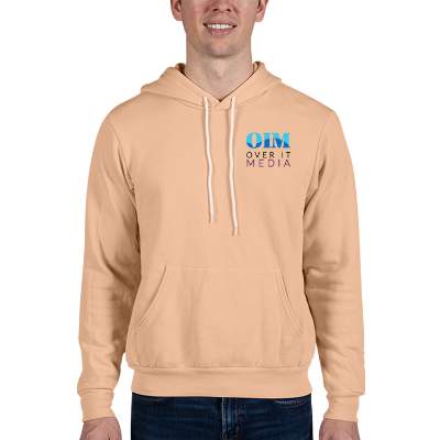 Hooded personalized full color sweatshirt.