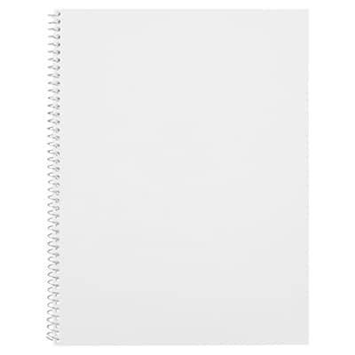 40 sheet white notebook.