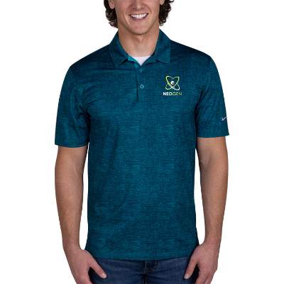 Navy customized embroidered crosshatch polo