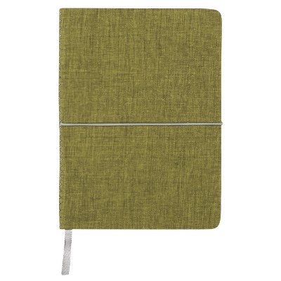 Green cloth heathered journal.