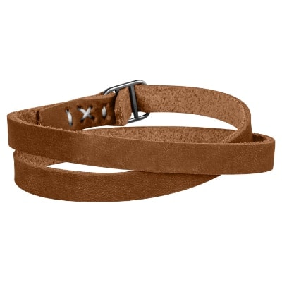 Blank leather bracelet available in bulk.