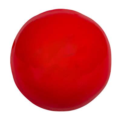 Red squeaky dog ball toy blank.