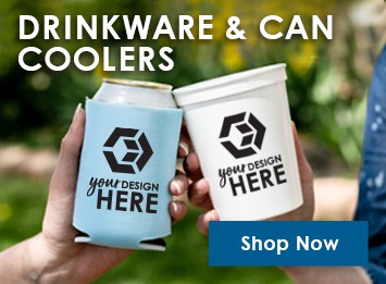 drinkware and can coolers