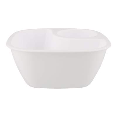 White dip-it snack bowl blank.