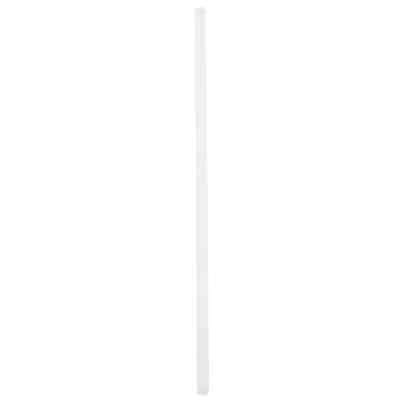 Plastic translucent disposable straw in 10.25 inch length.