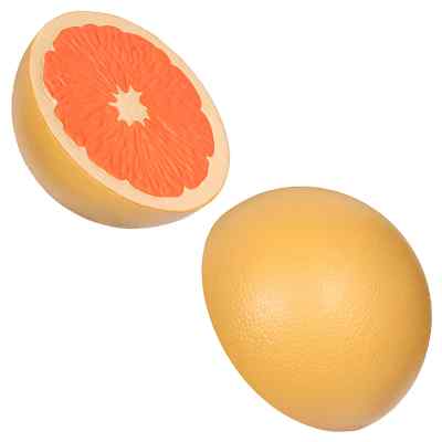 Foam grapefruit half stress ball blank. 