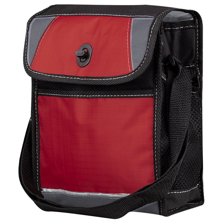 Polyester and nylon apex lunch cooler.