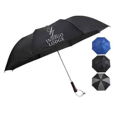 Custom 58" shedrain jumbo compact umbrella.
