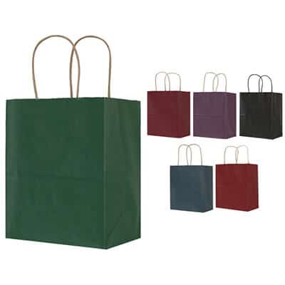 Paper hunter matte colored recyclable bag blank.