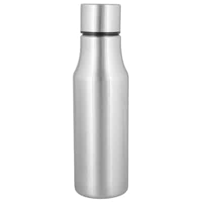Stainless steel silver water bottle blank in 24 ounces.
