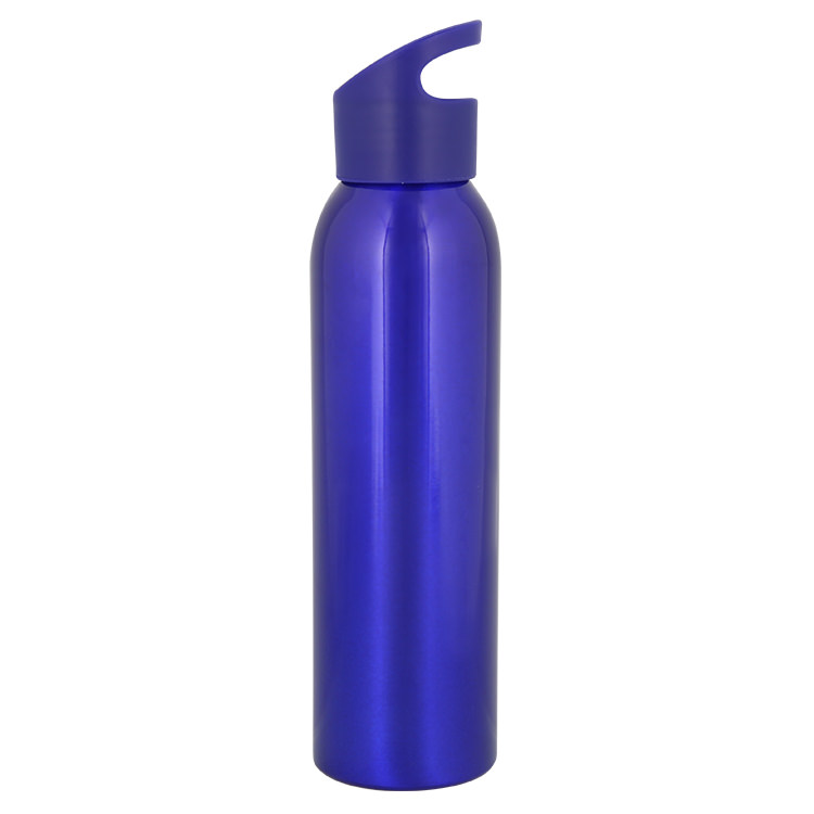 Aluminum water bottle blank with screw on lid in 20 ounces.