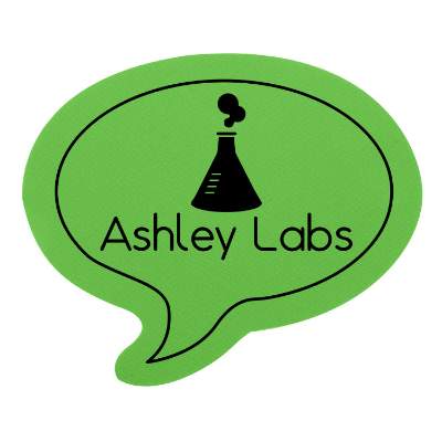 Lime green talk bubble rubber jar opener with custom printed logo.