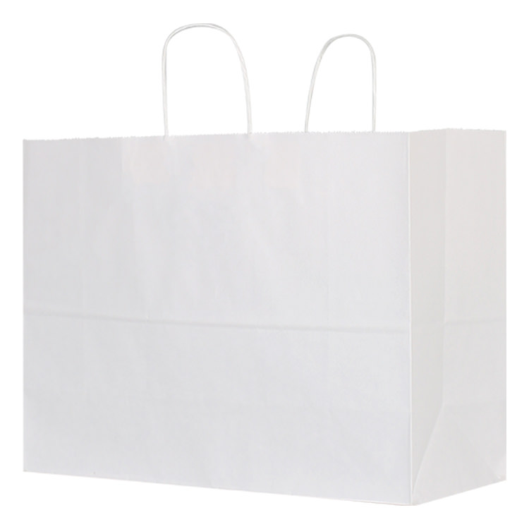 Paper recyclable bag.