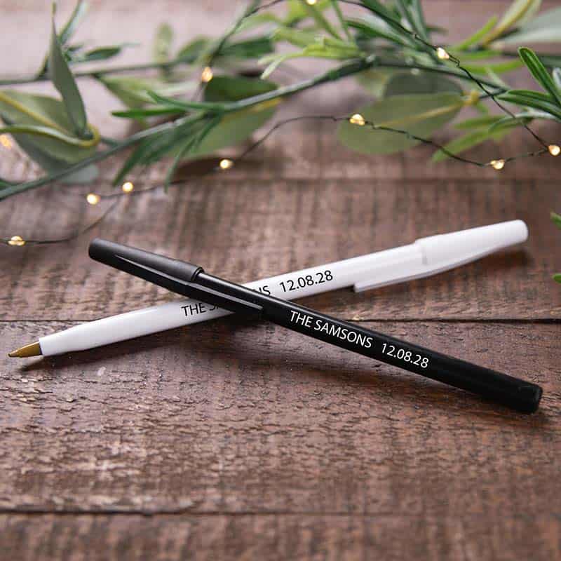 personalized Wedding Pens and Pencils