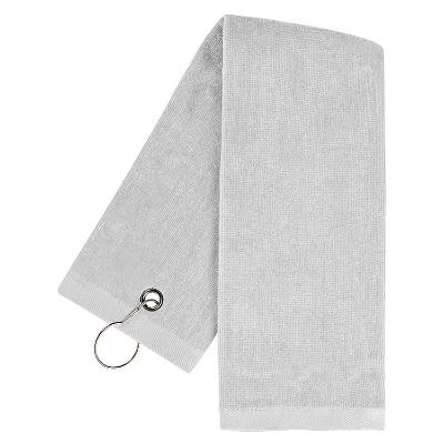 Tri fold blank sport towel.