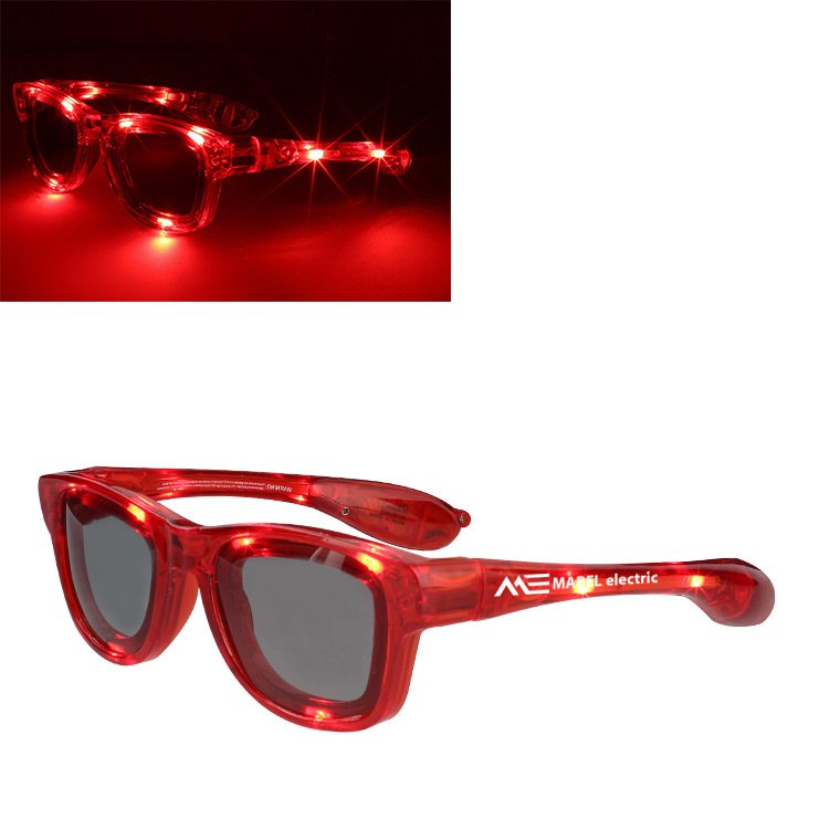 Plastic cool shades LED sunglasses.