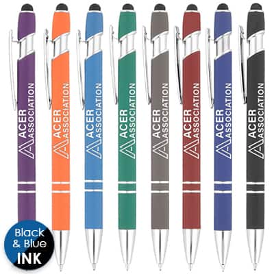 10/20/25/50/100 Promotional personalised pen *STAR* blue/ black ink *school