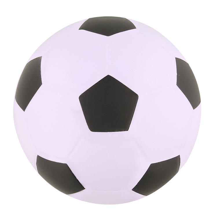 Blank foam soccer stress ball.