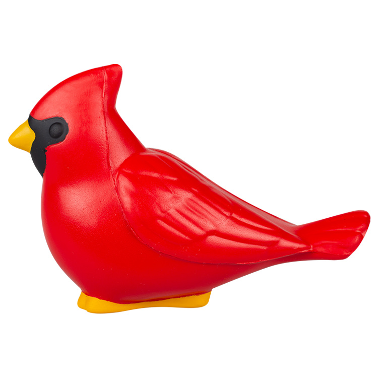 blank red bird stress ball