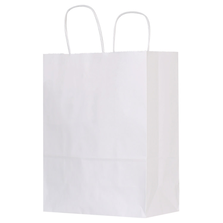 Paper recyclable bag.