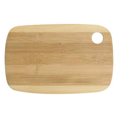 9-in. camden two-tone natural bamboo cutting board blank.