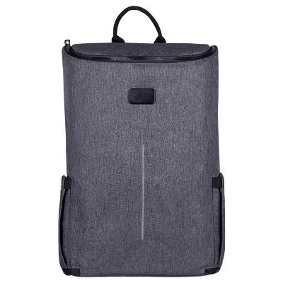 Blank gray backpack.