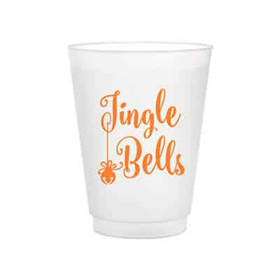 16 oz. customizable frosted plastic cup. 