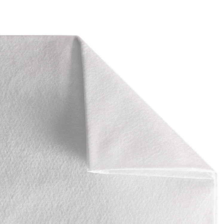 Heavyweight single ply tissue linen-like guest towel napkin.