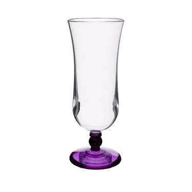 Acrylic purple cocktail glass blank in 15 ounces.