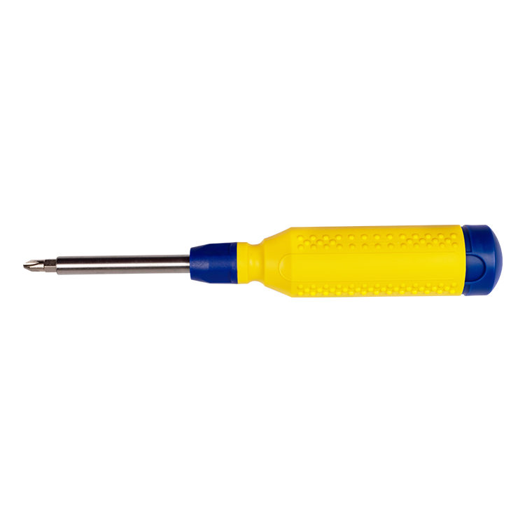 Stainless steel screwdriver.