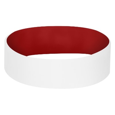 Blank silicone bracelet available in bulk.
