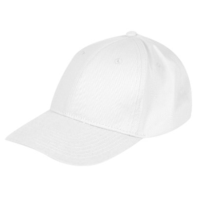 Blank ball cap in white.