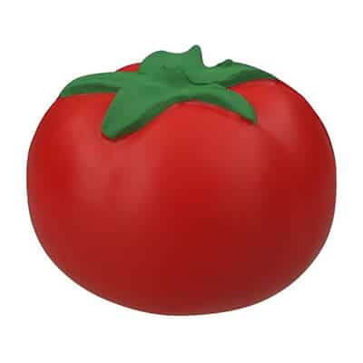 Foam tomato stress blank.