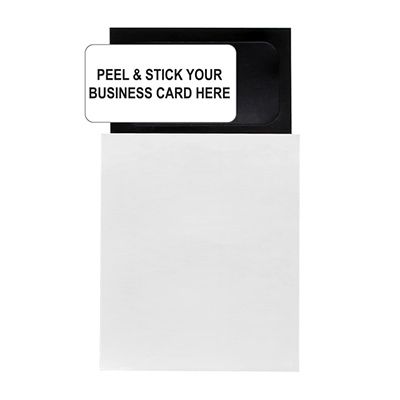 Magnetic scratch pad notepad blank.