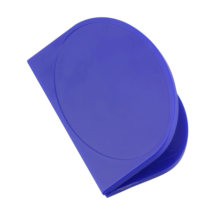 Plastic arched magnet chip clip blank