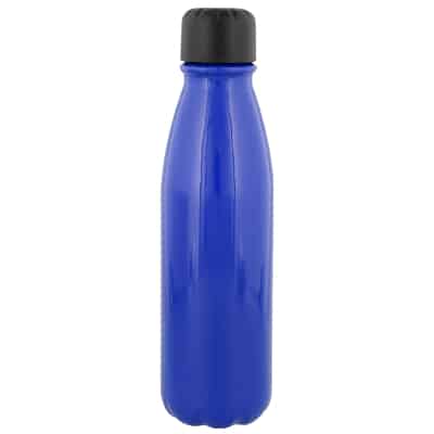 Aluminum blue water bottle blank in 20 ounces.