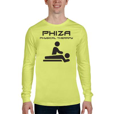 Customized strobe jersey long-sleeve t-shirt with logo.