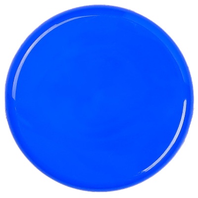 Plastic royal blue teeny-tiny 4 inch flying disc blank.