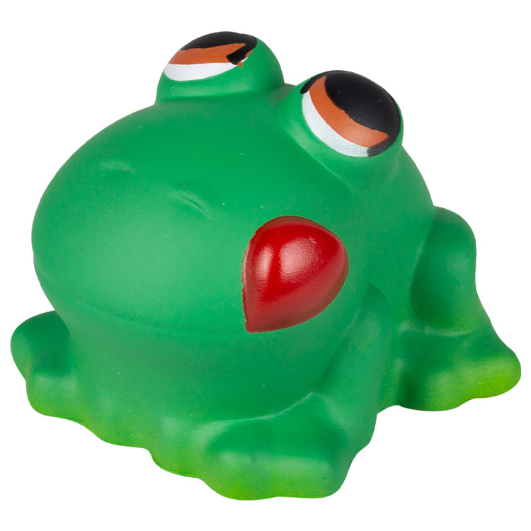 cartoon frog stress ball