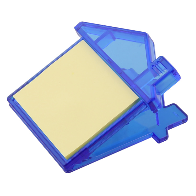 Plastic house sticky note magnet chip clip blank.