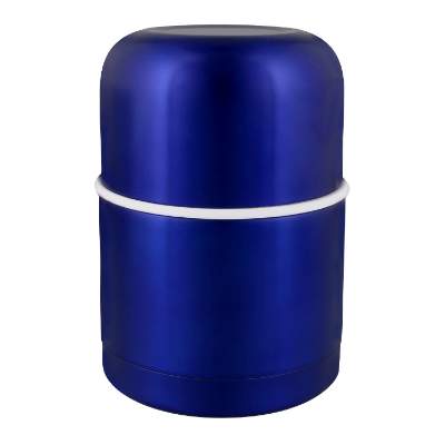 13.5 oz. blue insulated food container blank.