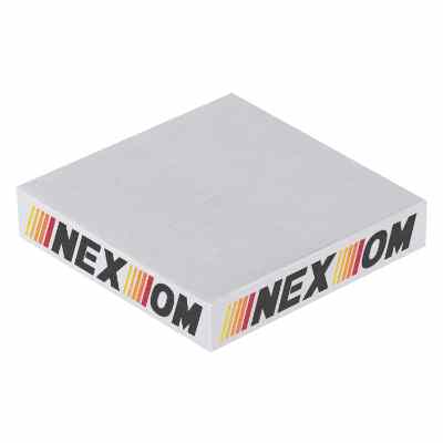 Souvenir sticky note 3 x 3 x 1/2 inch cube with full color imprint. 