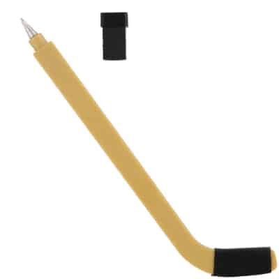 Plastic hockey stick pen blank.