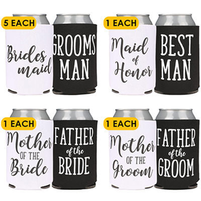 wedding party can coolers WPCC-PB