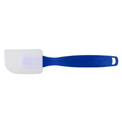Translucent blue classic silicone spatula blank.