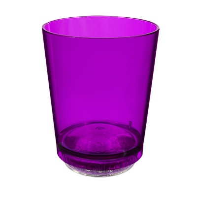 Arcylic purple drinking glass blank in 12 ounces.