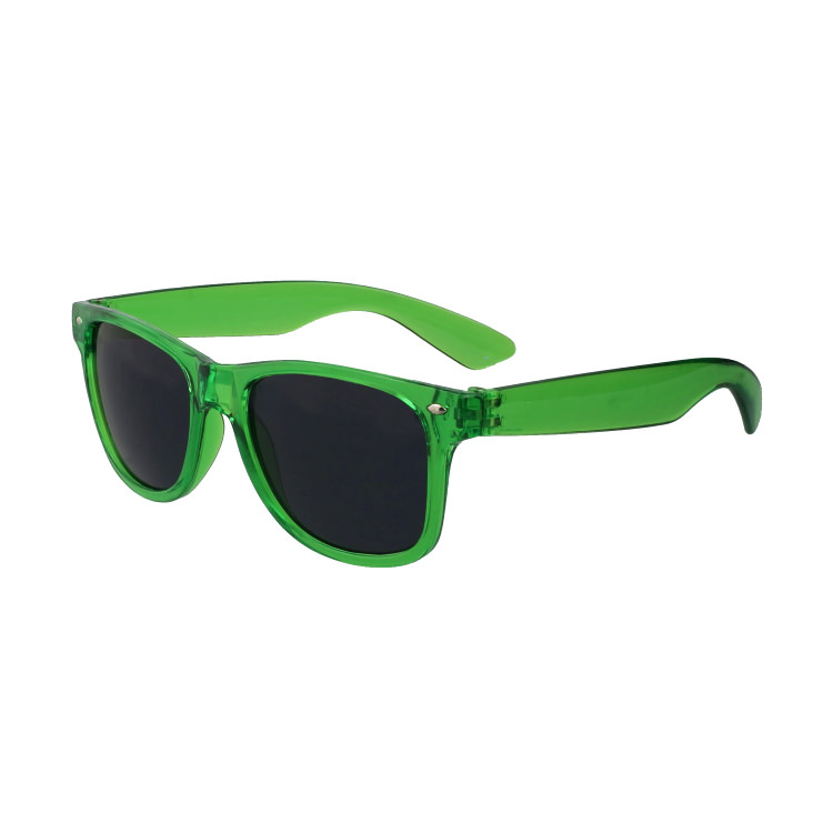 Plastic translucent frames sunglasses blank.