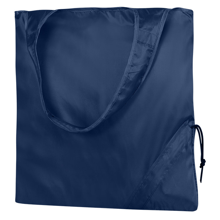 Polyester turn and fold tote.