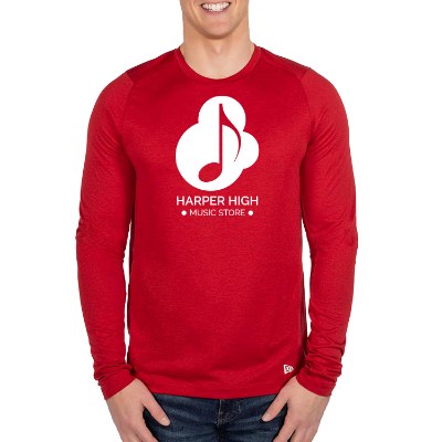 Scarlet long sleeve t-shirt with logo.