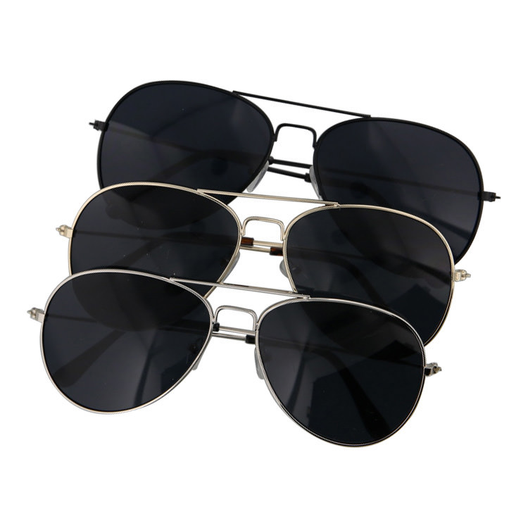 Polycarbonate and metal aviator promotional sunglasses blank.
